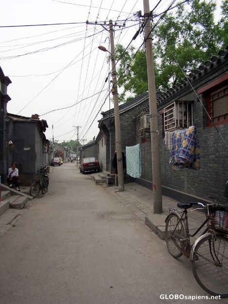 Postcard The narrow Streets of the Hutong