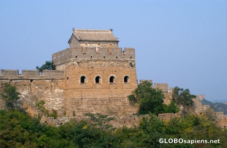 Postcard Jinshanling Great Wall watchtower