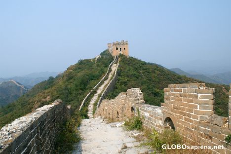 Postcard Great Wall between Jinshanling and Simatai