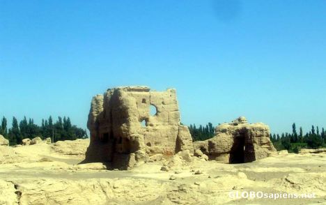 Postcard Jiaho Ancient City Ruins