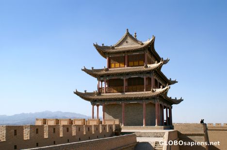 Postcard Jiayuguan - the west end of the Great Wall (5)