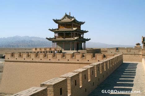 Postcard Jiayuguan - the west end of the Great Wall (4)