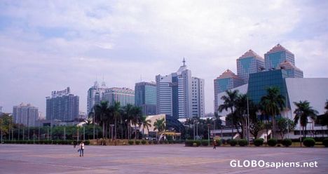 Postcard Guangzhou skyline