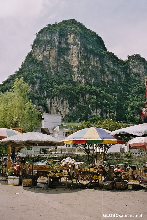Postcard Market in Yangshuo