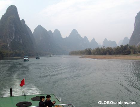 Postcard Guilin Li River 1