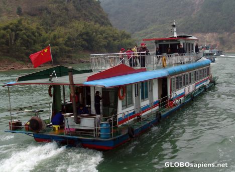 Postcard Lijang River Cruise Ship