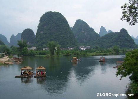 Postcard Guilin-Lijiang( Li River)