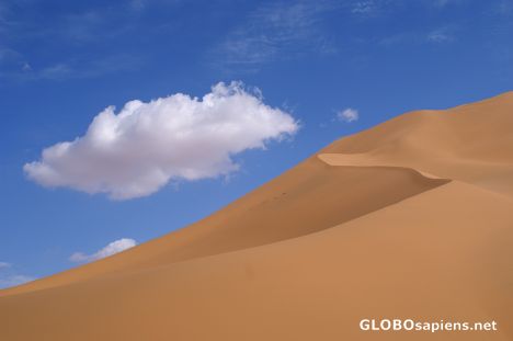 Postcard Shapes and colors in the Badain Jaran Desert