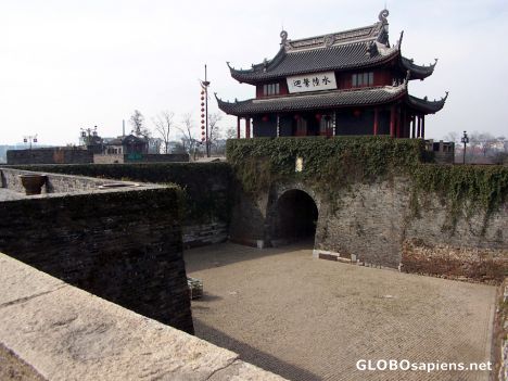 Postcard Pan Men Gate & Wu Zixu's Memorial Temple
