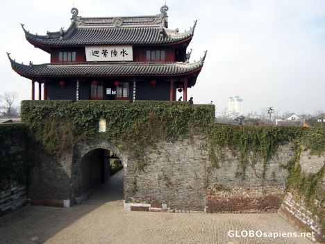 Postcard Pan Men Gate and Wu Zixu's Memorial Temple