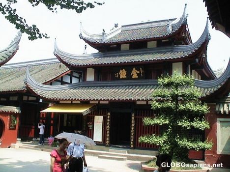 Postcard Wenshu Temple in Chengdu
