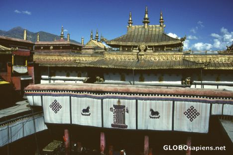 Postcard Lhasa - Jokhang Temple
