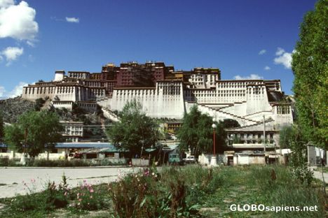 Postcard Lhasa - Potala palace