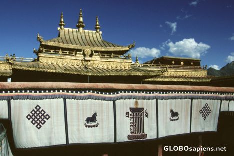 Postcard Lhasa - Jokhang temple