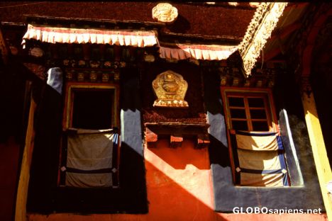 Postcard Windows in Jokhang temple