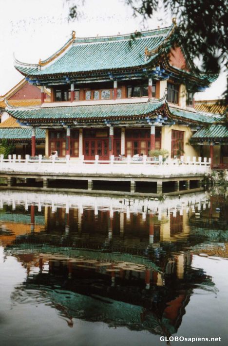 Postcard Pagoda in park
