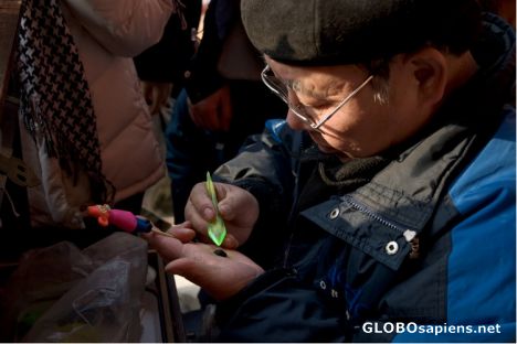 Postcard Making clay firgure, Beijing Tours China