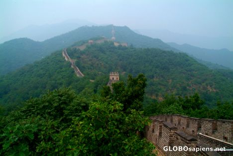 Postcard Mutianyu (CN) - Great Wall of China, like dragon