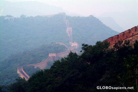 Postcard Mutianyu (CN) - Great Wall of China - restored 2