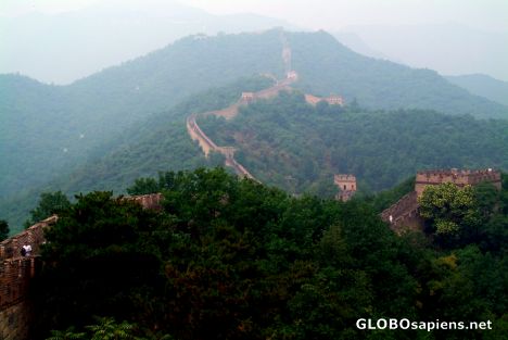 Postcard Mutianyu (CN) - Great Wall of China - good view