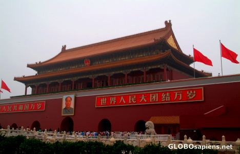 Postcard Beijing (CN) - entry to the Forbidden City