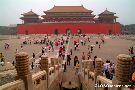 Postcard Beijing (CN) - in the Forbidden City