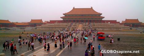 Postcard Beijing (CN) - in the Forbidden City - panoramic