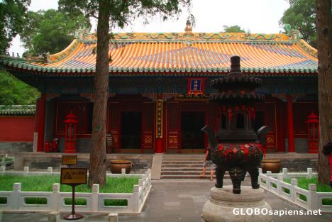 Postcard Beijing (CN) - Beihai Park - temple