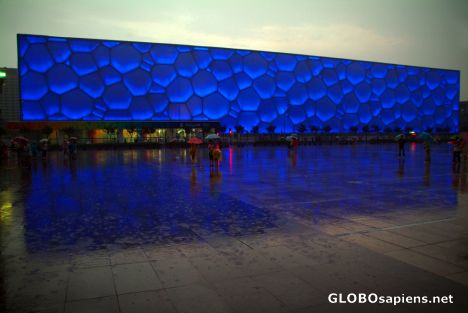 Postcard Beijing (CN) - Olympic Park, Aquatic Cube