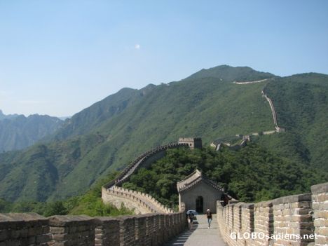Postcard Great Wall - about 3000 km long (or maybe more)