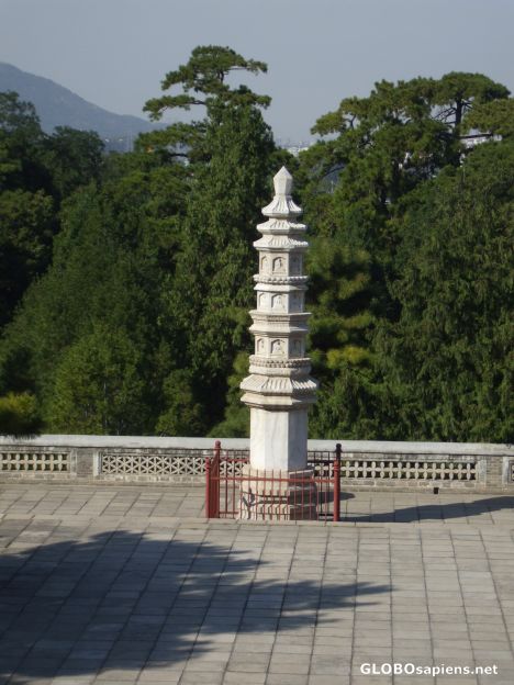 Postcard Summer Palace - Stone Pillar