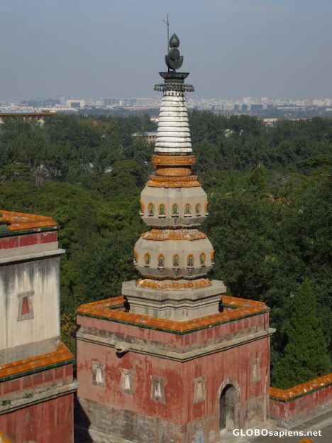 Postcard Summer Palace - Tibetan Pillar