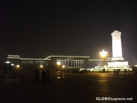 Postcard Tiananmen Square Museum