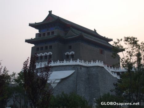 Postcard Qian Men Tower