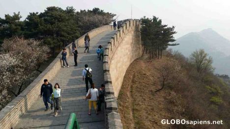 Postcard People on Great Wall