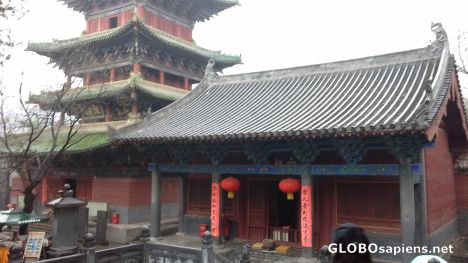 Postcard Main complex of Shaolin Monastery