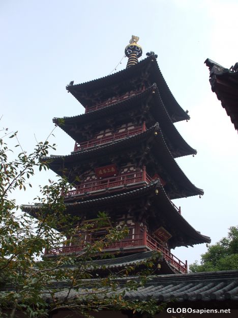 Postcard Pagoda at Hanshan Temple