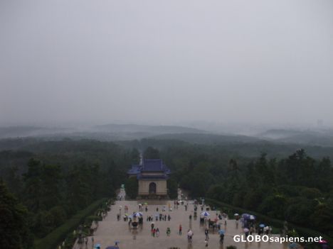 Postcard View from Sun Yat-Sen's Mausoleum