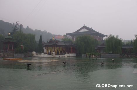 Postcard Huaqing Hot Springs