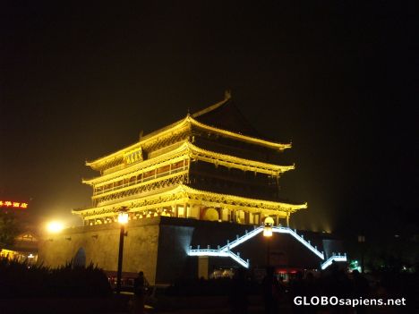 Postcard Drum Tower of Xian