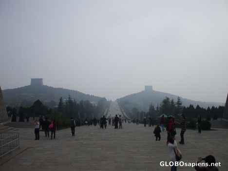 Postcard View from Qianling Mausoleum