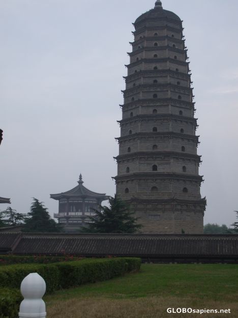 Postcard Famen Temple Tower