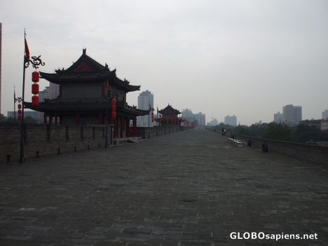 Postcard Xian's City Walls