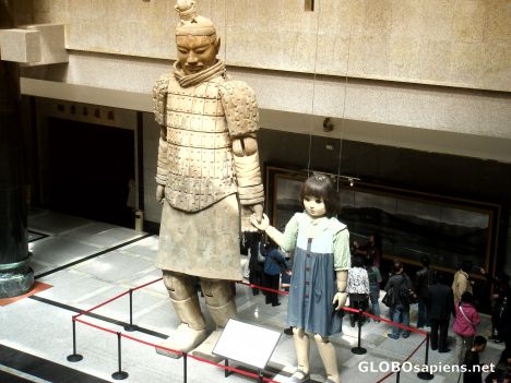 Postcard Entrance hall to Terracotta Army