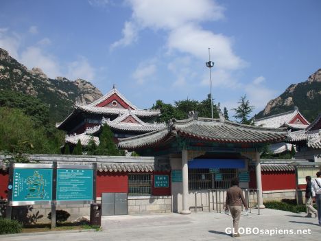 Postcard LaoShan Temple