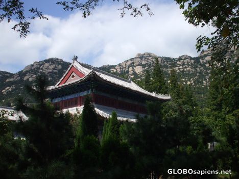 Postcard LaoShan Temple - Building