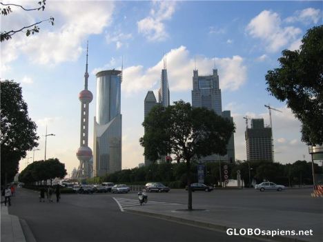 Postcard Shanghai Highrise Buildings