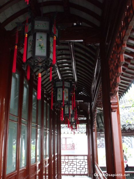 Postcard Lanterns in Yuyuan Garden