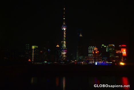Postcard Shanghai (CN) - Pudong by night - 1