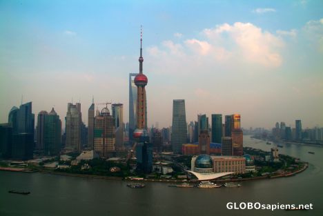 Postcard Shanghai (CN) - Pudong from Vue Bar